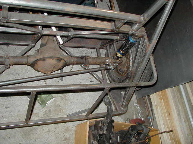 rear axle and panhard rod